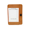 Norbert Pocket Jotter w/ Card Pocket and 3"x5" To Do List - British Tan